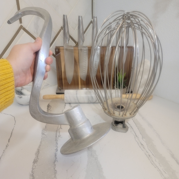 Hobart mixer attachments dough hook and whisk 16" - Picture 2 of 10